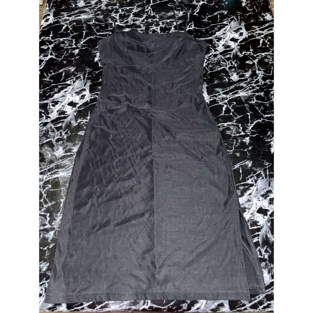 Vintage Black Slip Dress